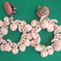 Orecchini vintage bijutteria cecoslovacca 