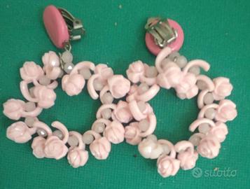 Orecchini vintage bijutteria cecoslovacca 