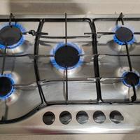 Piano cottura Hotpoint Ariston gas 5 fuochi