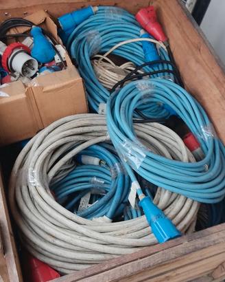 fari teatrali cavi elettrici