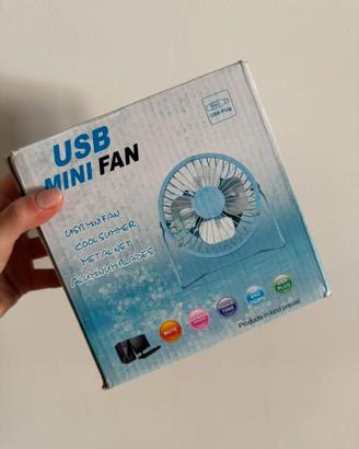 Mini ventilatore NERO