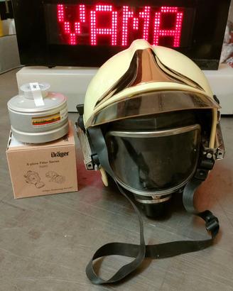 Maschera antigas Dräger agganciabile al casco New