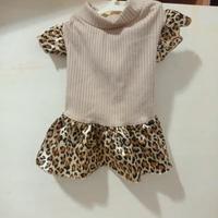 vestitini leopardato per cani