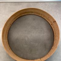 Antico setaccio farina in legno