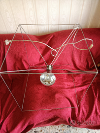 Lampadario in acciaio