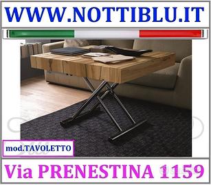 Tavolino Trasformabili Noce Nodato A24 e Letti