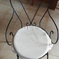 sedie in ferro battuto 