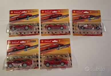 Lotto 5 Ferrari Hot  Wheels/Shell V-Power 