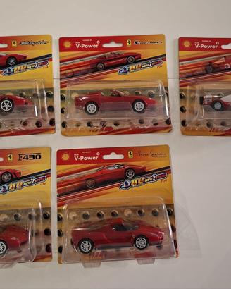 Lotto 5 Ferrari Hot  Wheels/Shell V-Power 