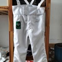 pantaloni scherma Carminari taglia 152