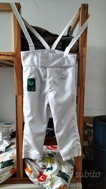 pantaloni scherma Carminari taglia 152