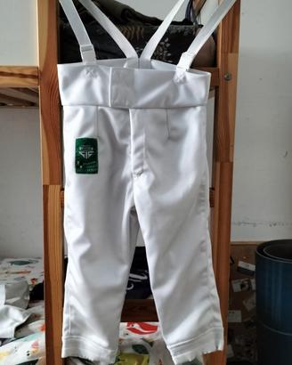 pantaloni scherma Carminari taglia 152