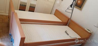 letto ortopedico motorizzato con sponde
