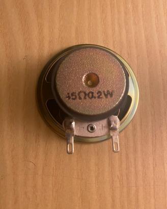 Autoparlante citofono 45ohm. 0,2 w