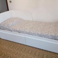 Letto IKEA singolo con secondo estraibile