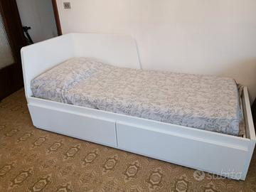 Letto IKEA singolo con secondo estraibile