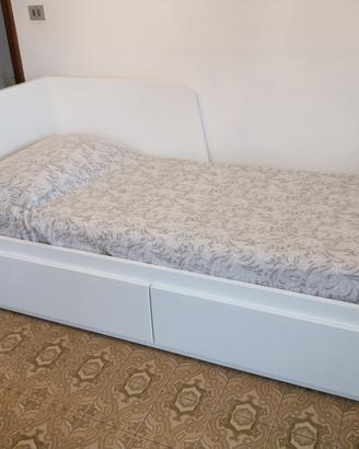 Letto IKEA singolo con secondo estraibile