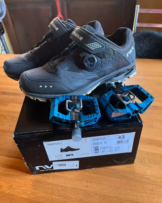 PEDALI CB MALLET E E SCARPE NORTH WAVE N.43
