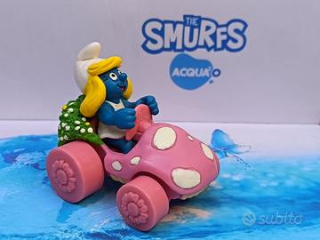 Puffi Puffetta in Auto 402675 var. 2B Mushroom Car