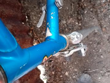 Bici da corsa Olmo vintage in acciaio