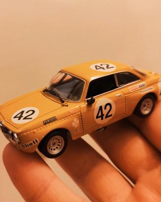 Alfa Romeo 2000 GTAm 1970 scala 1/43, 24h SPA