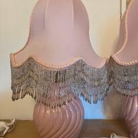 Abat-jour rosa stile anni 50