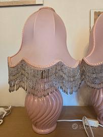 Abat-jour rosa stile anni 50