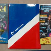 Set vintage Commodore - carpetta riviste e poster
