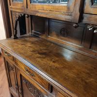 Madia con vetro in cristallo molato e piombato