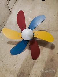 Pala da soffitto con luce per bambini 