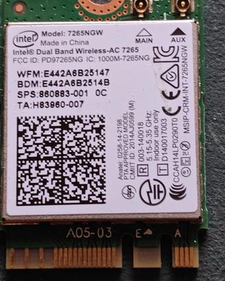 Scheda di rete wireless 7265NGW