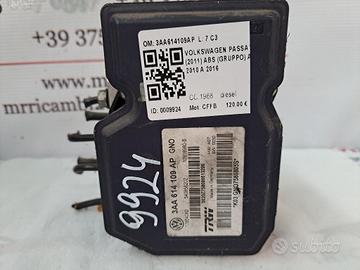ABS VOLKSWAGEN Passat Berlina 5° Serie 3AA614109B