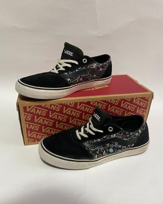 Vans Ward nere con fantasia floreale – originali