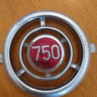 stemma fregio mascherina fiat 750 vintage