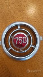 stemma fregio mascherina fiat 750 vintage