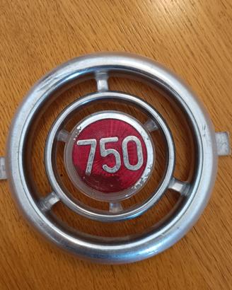 stemma fregio mascherina fiat 750 vintage