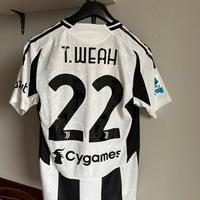 JUVENTUS WEAH MATCH WORN INDOSSATA VS MILAN 24/25