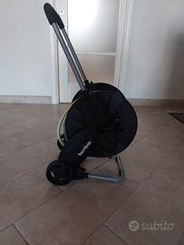 Carrello avvolgitubo da giardino con ruote Bamboo