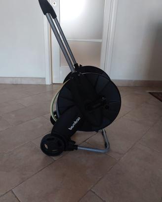 Carrello avvolgitubo da giardino con ruote Bamboo