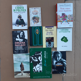 12 libri come da elenco