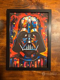 Quadro da parete/tavolo Dart Fener Star Wars