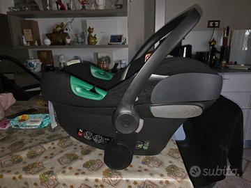 cybex aton 5 + base isofix e adattatori
