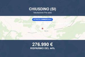 Immobile in asta di 218914 m² a Chiusdino