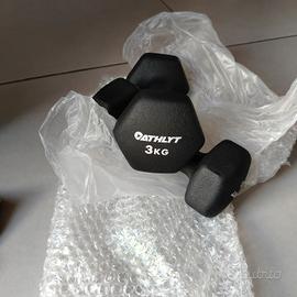 set di manubri rivestiti in neoprene 