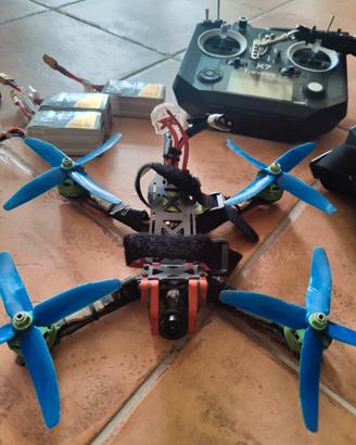 Set completo Drone FPV - Radiocomando Taranis QX7 