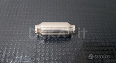 MINI SILENZIATORE AUTO ACCIAIO INOX  Ø 61 - 250 MM