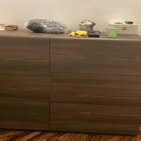 Comò Mia Imab Group, color noce tabacco