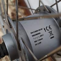 Ruota anteriore bici elettrica CON DINAMO