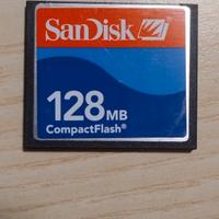 Compact flash 128 MB SanDisk