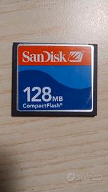 Compact flash 128 MB SanDisk